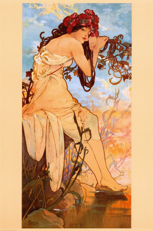 Summer Alphonse Mucha